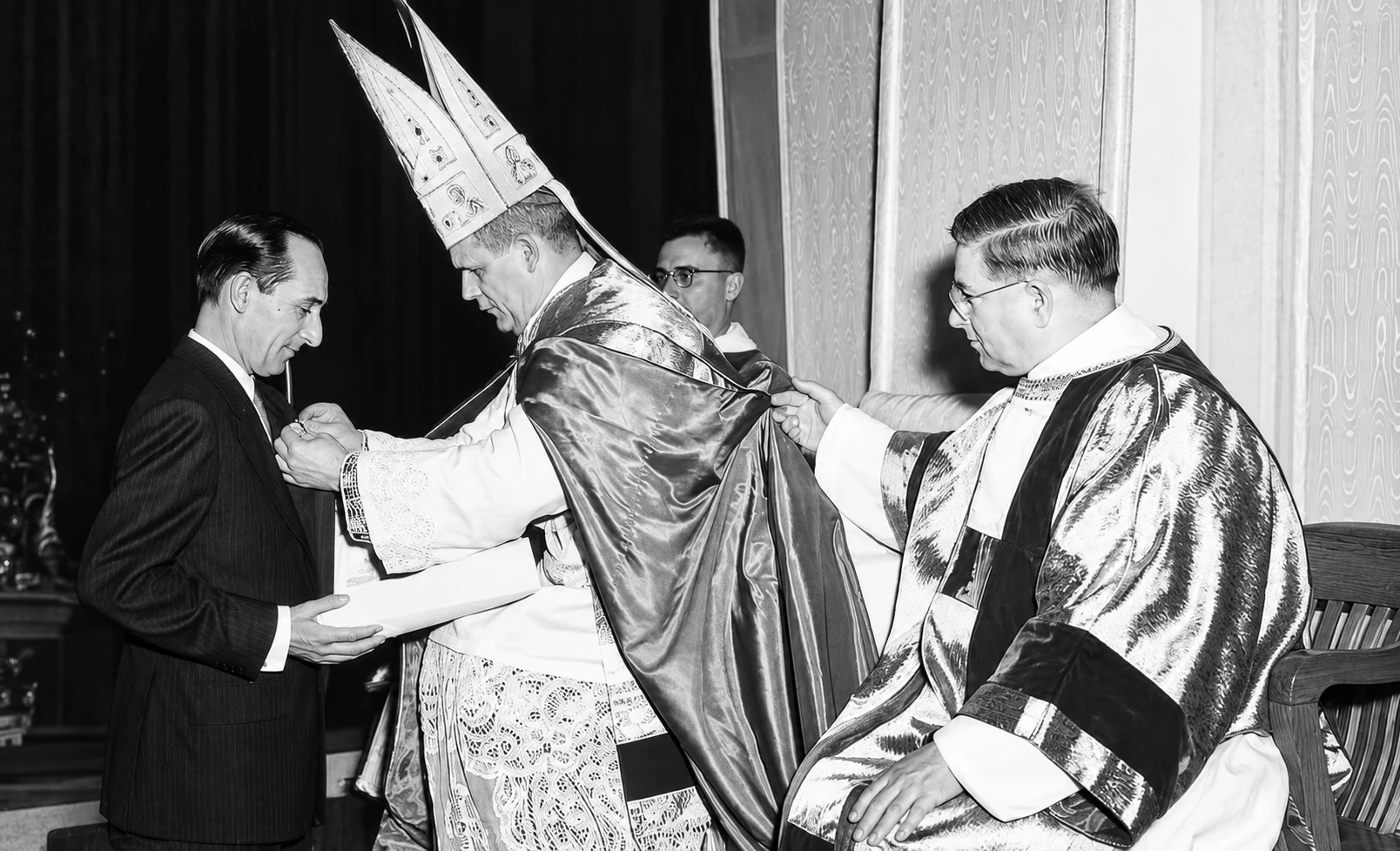 Bénédiction du Collège en 1954