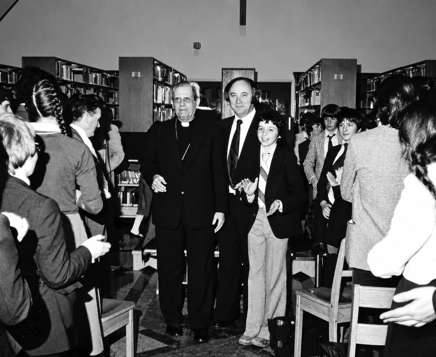 Visite du Cardinal Léger en 1978