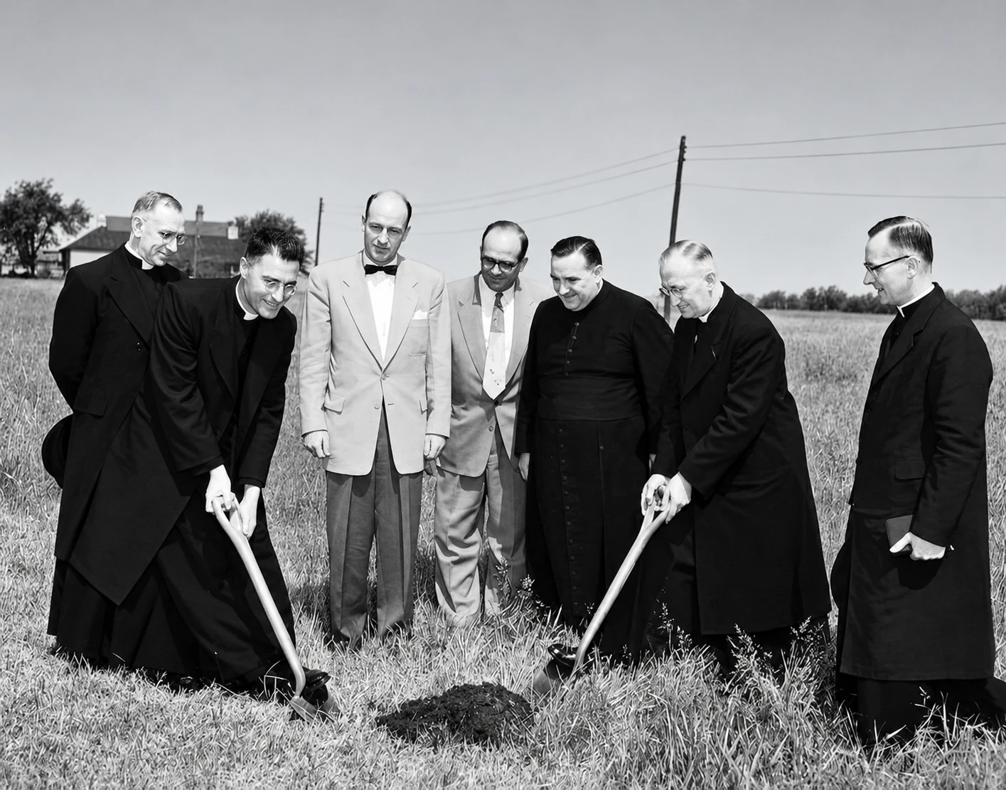 Première pelletée le 12 juin 1953