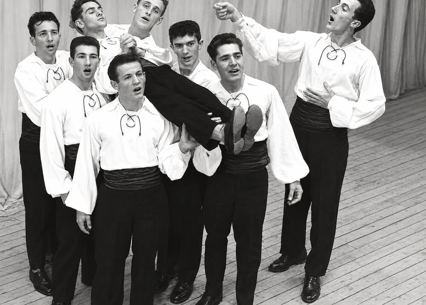 Chorale les Gamins de la gamme en 1957