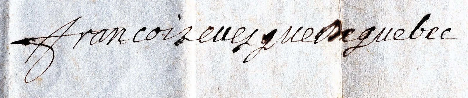Firma de San Francisco de Laval