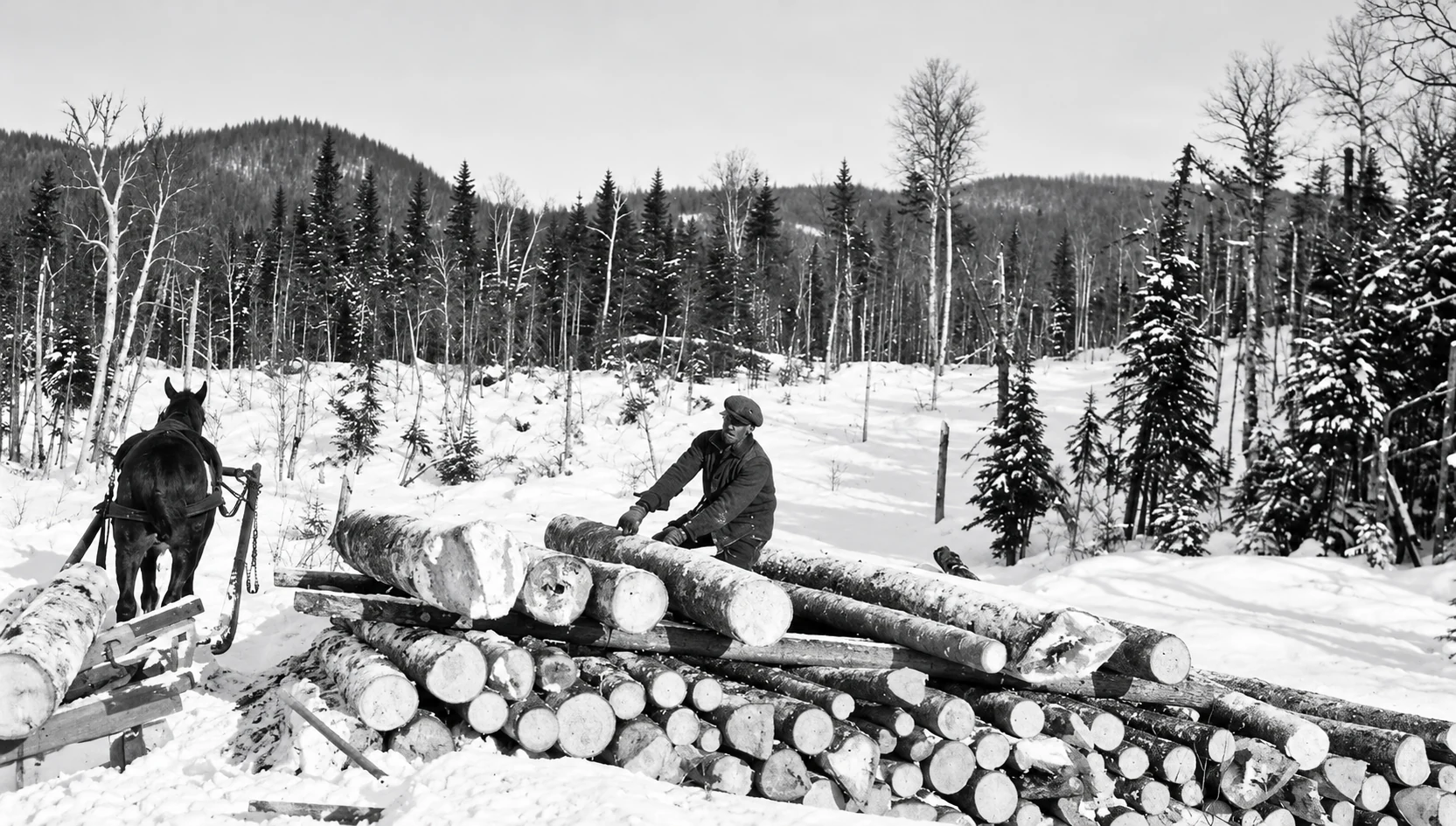 Photographie d’archives des chantiers de la Côte-Nord, image 10