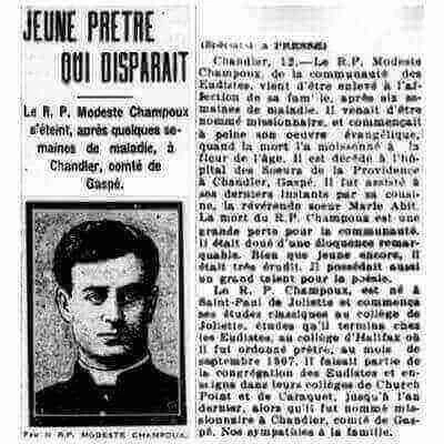 Document illustrant Modeste Champoux · 8