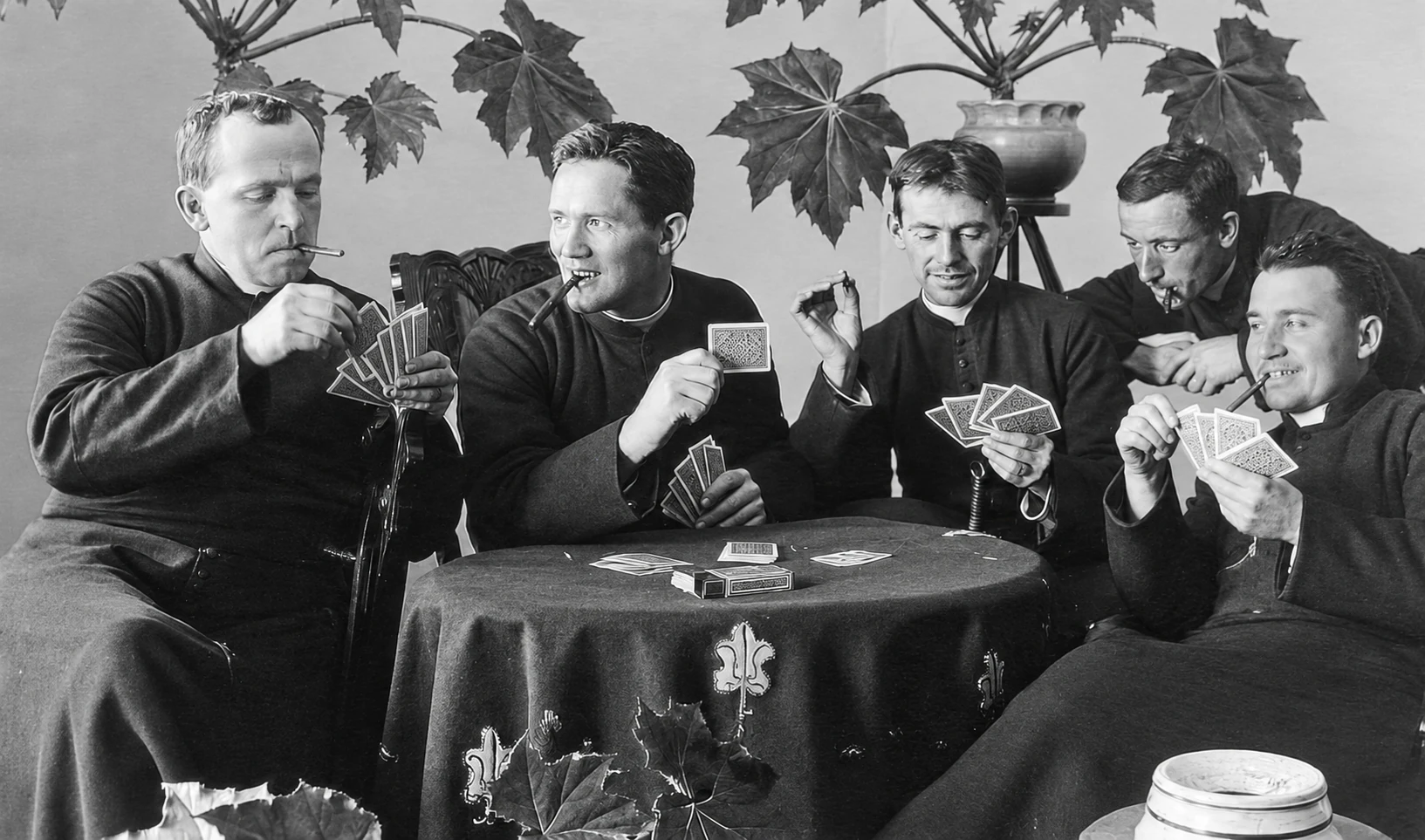 Les pères au loisir en 1908
